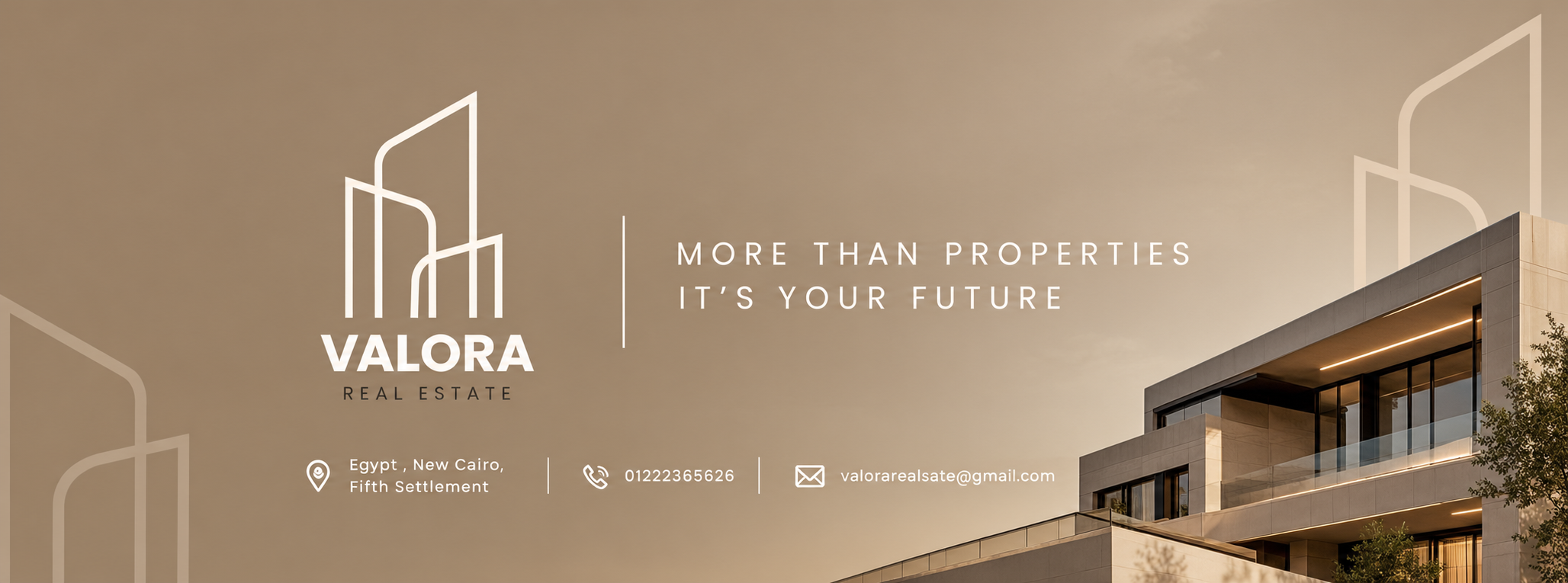 VALORA brand and contemporary architecture