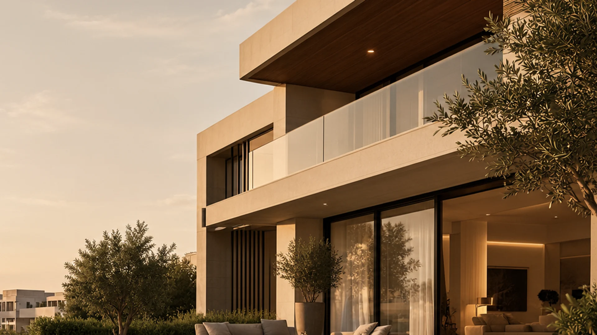 Modern residential architecture in New Cairo